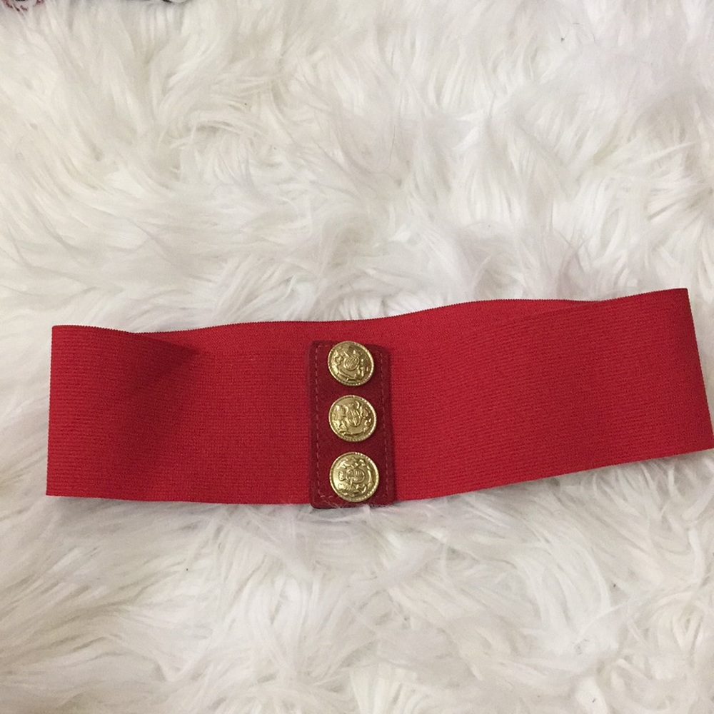 Red Elastic Belt